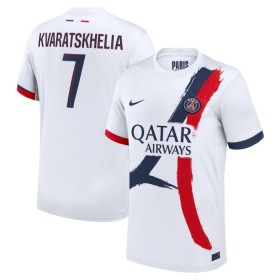 Camiseta de fútbol Paris Saint Germain Kvaratskhelia 7 2ª equipación 2024-25